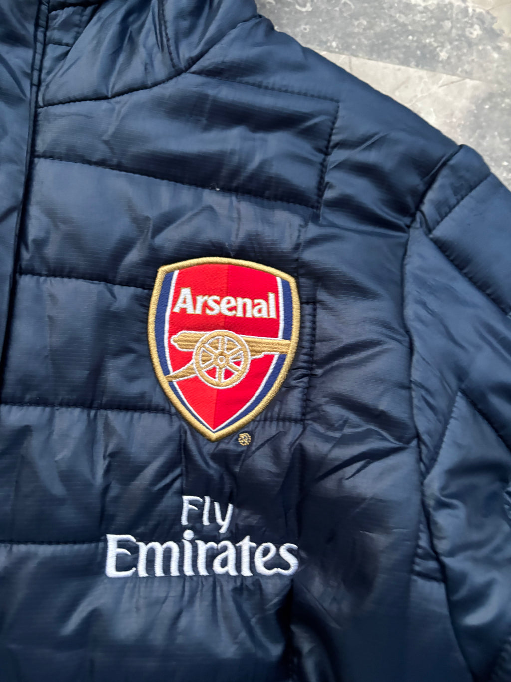 Nike x Arsenal Vintage 2000s Puffer Hooded Jacket