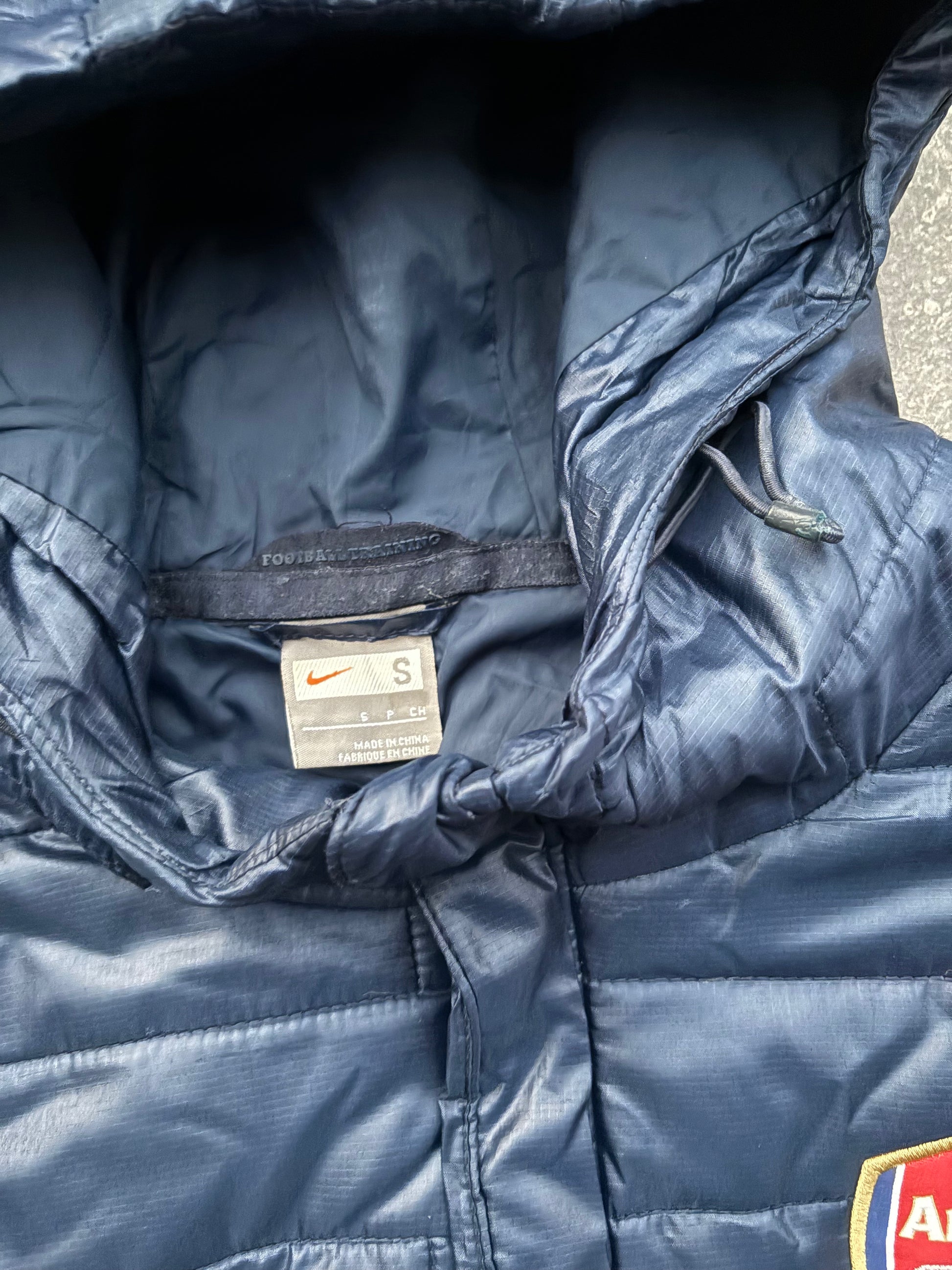 Nike x Arsenal Vintage 2000s Puffer Hooded Jacket