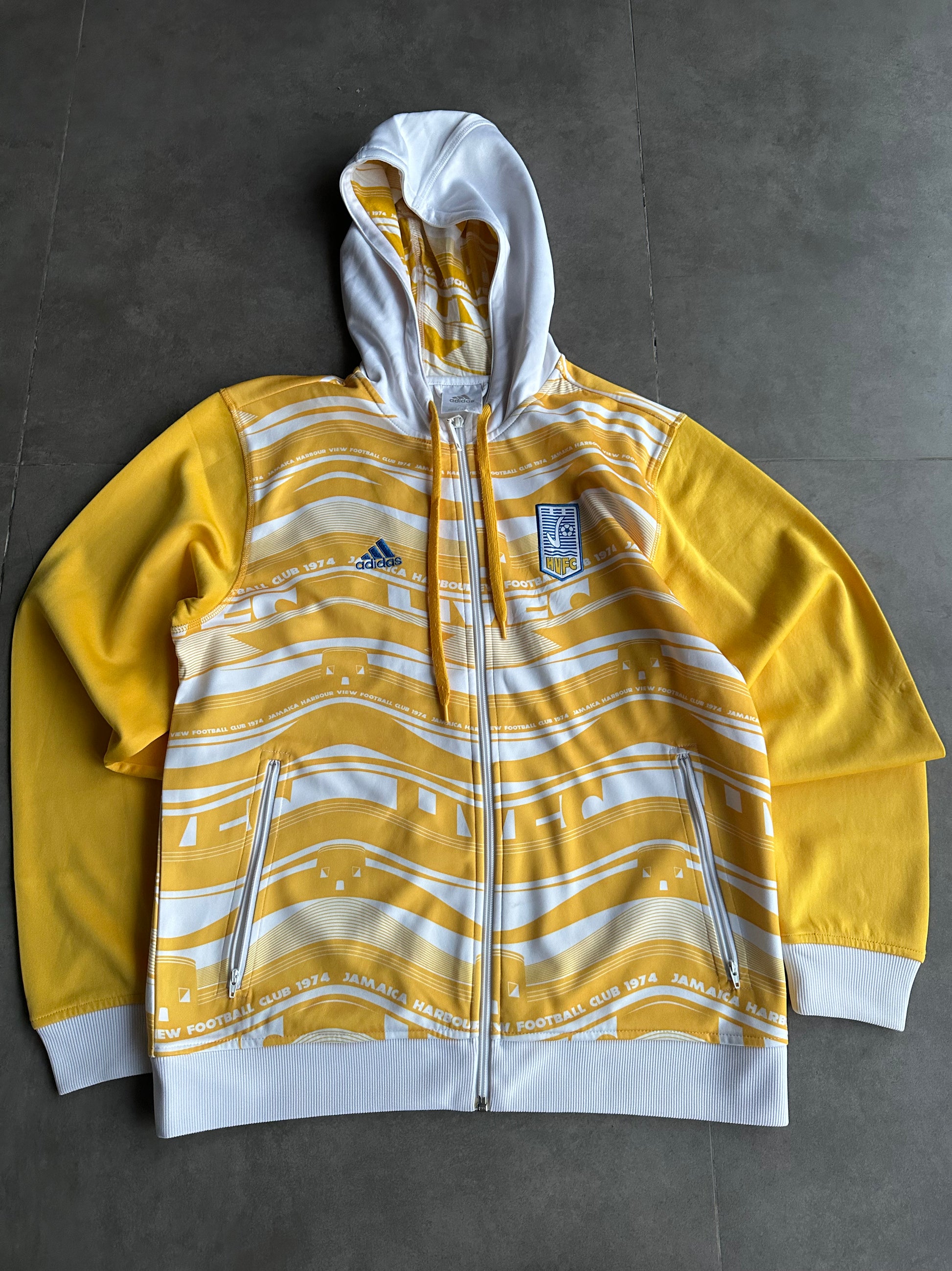 Vintage Adidas Jamaica Hooded Jacket